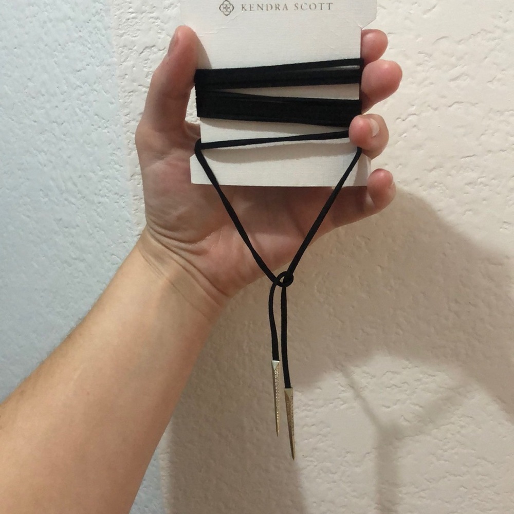 Kendra Scott Suede Wrap necklace